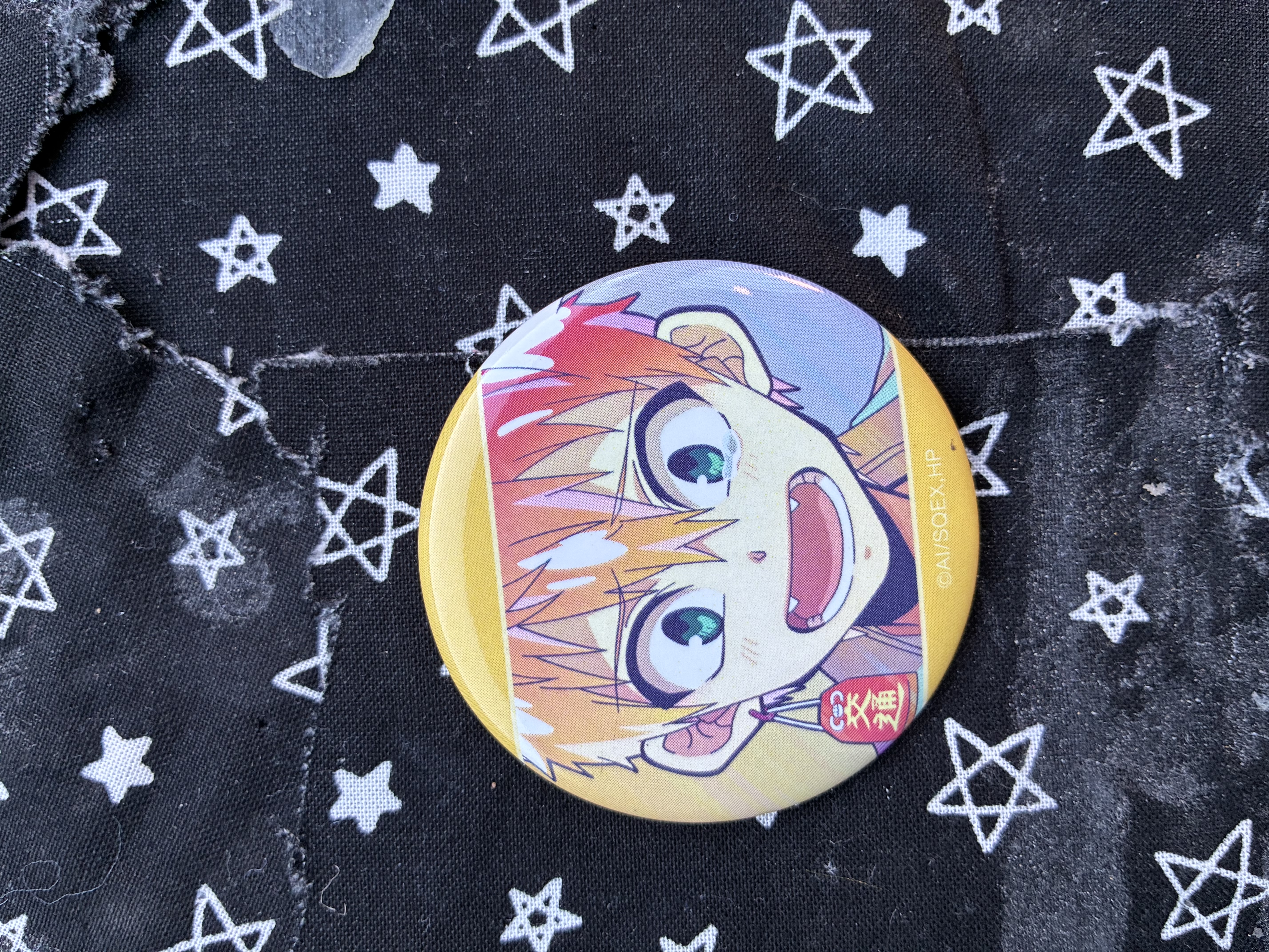 Buttton of Jibaku shounen hanako kun Kou